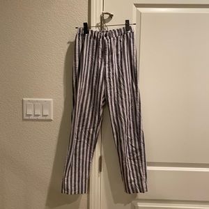 Brandy Melville striped pants, one size